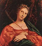 Lorenzo Lotto St Catherine of Alexandria USA oil painting artist